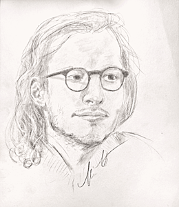 portrait #140, a portrait drawing of me